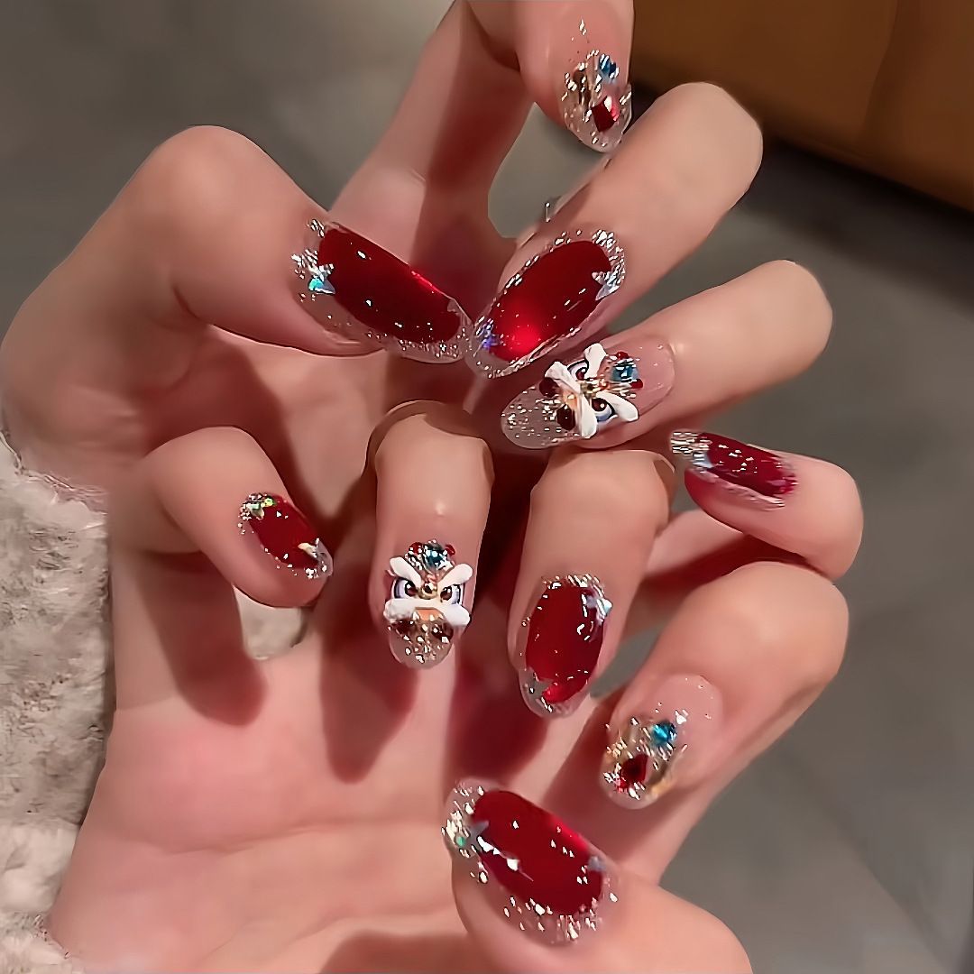 Luxury Decorative Press-On Nails Bowlift