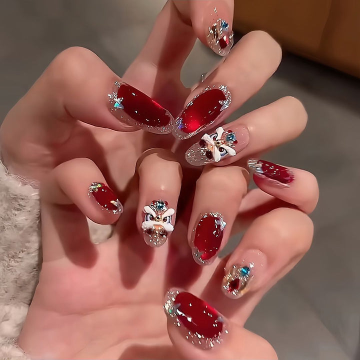 Luxury Decorative Press-On Nails Bowlift