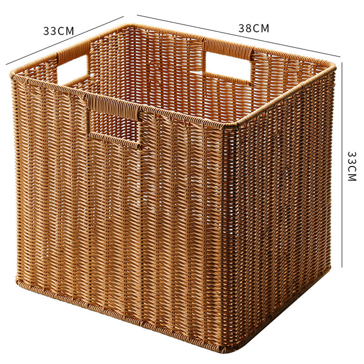 Unisex Spacious Storage Basket made of Woven Natural Material Bowlift