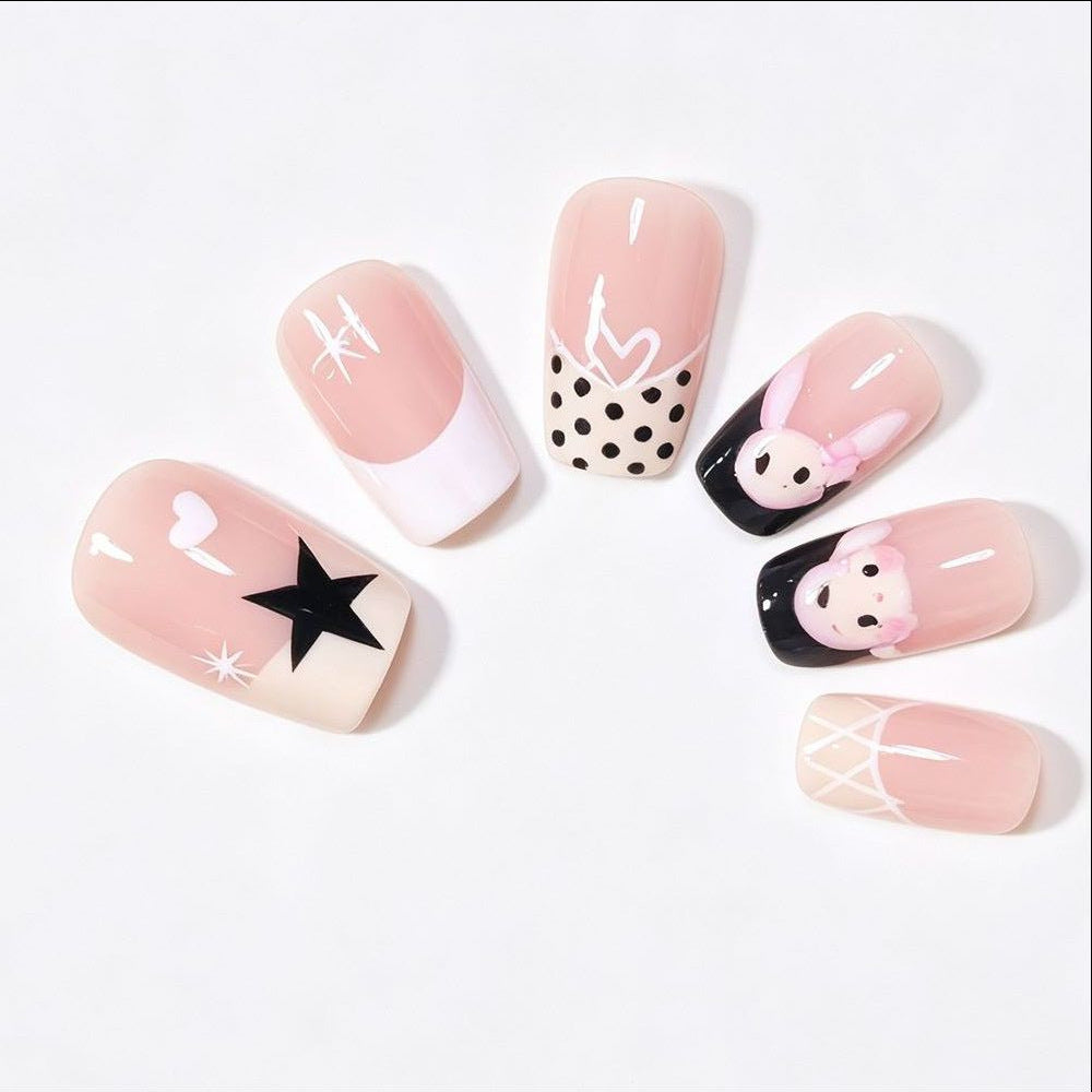 Decorative Graphic Nail Art Tips Bowlift