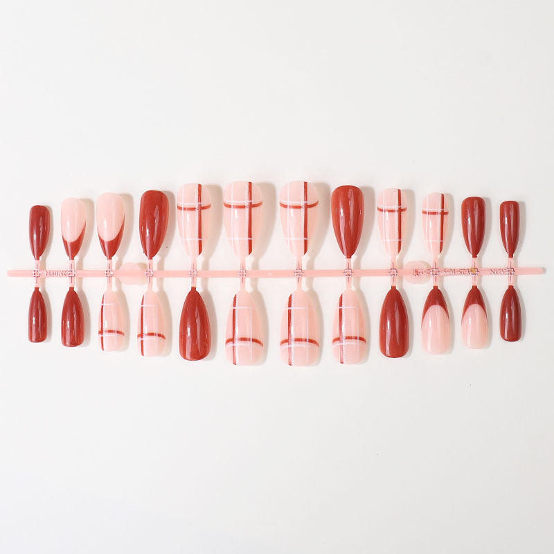 Elegant Glossy Nail Tips Set Bowlift