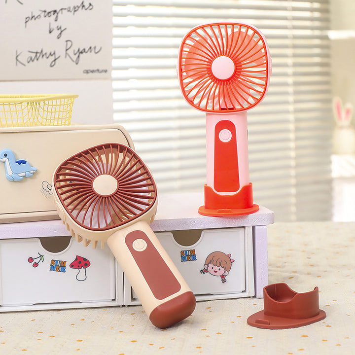 Ladies portable handheld fan with USB charging function Bowlift