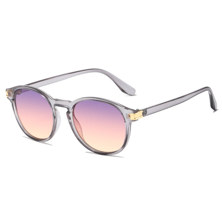 Women elegant sunglasses with transparent frame and stylish accents Bowlift