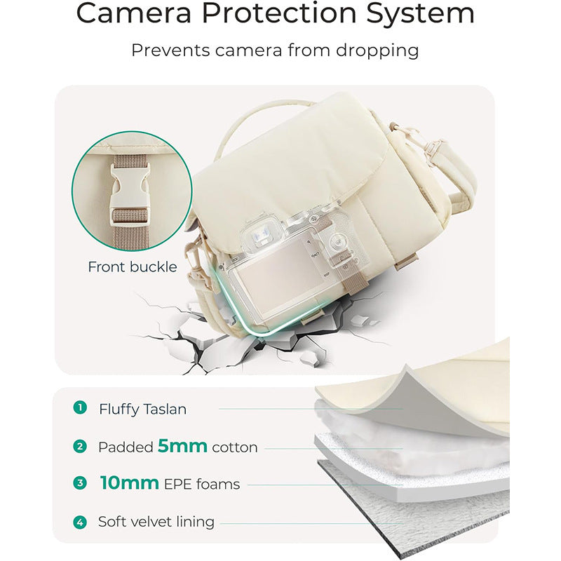 Multifunctional Camera Bag with Practical Compartments Bowlift