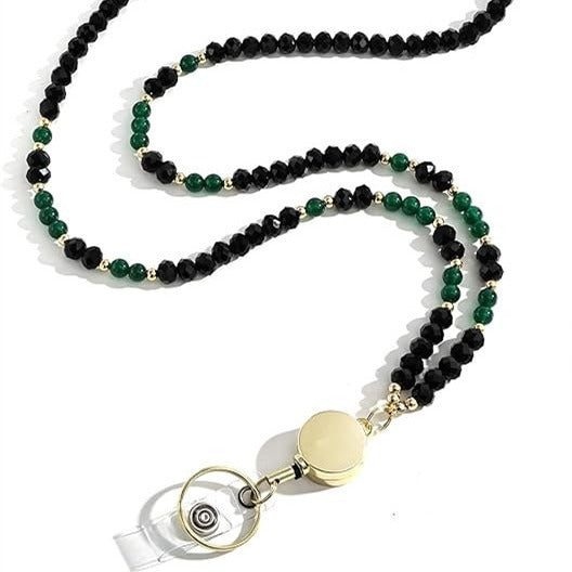 Beaded Eyewear Retractable Lanyard Bowlift