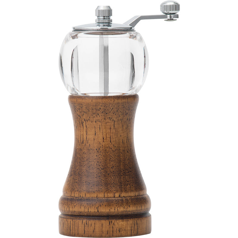 High-quality wood and stainless steel pepper mill Bowlift