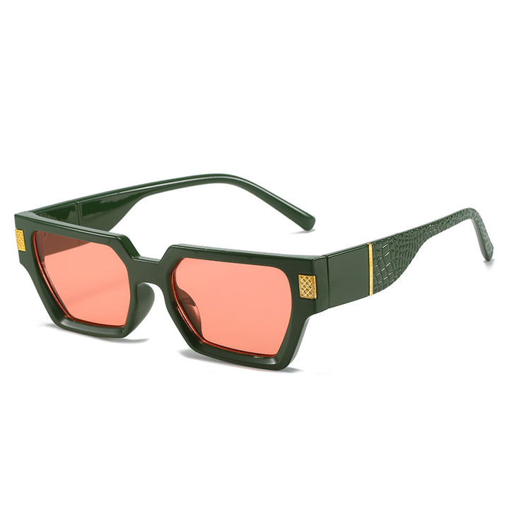 Ladies fashionable sunglasses with unique geometric frame and luxurious details Bowlift
