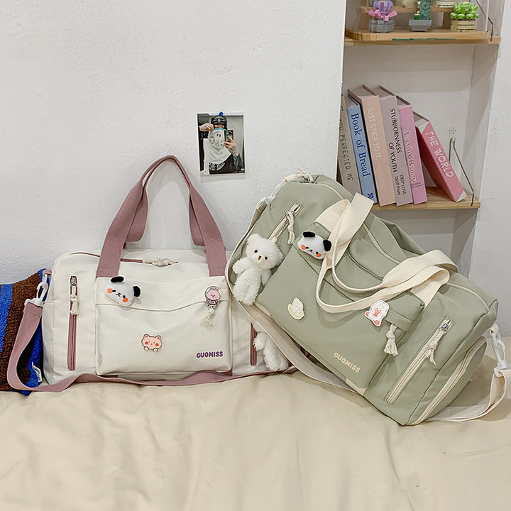 Sporty Travel Bag with Playful Designs Bowlift