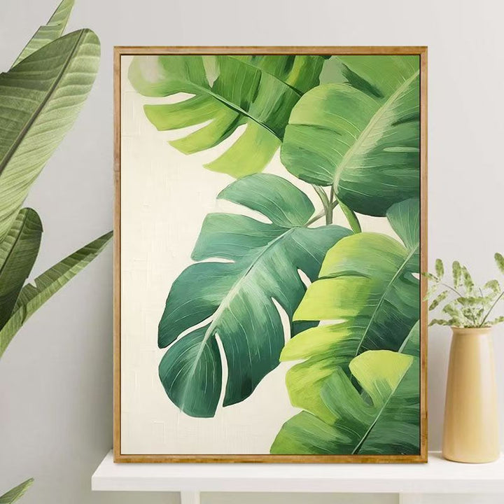 Tropical Leaf Canvas Artwork Bowlift