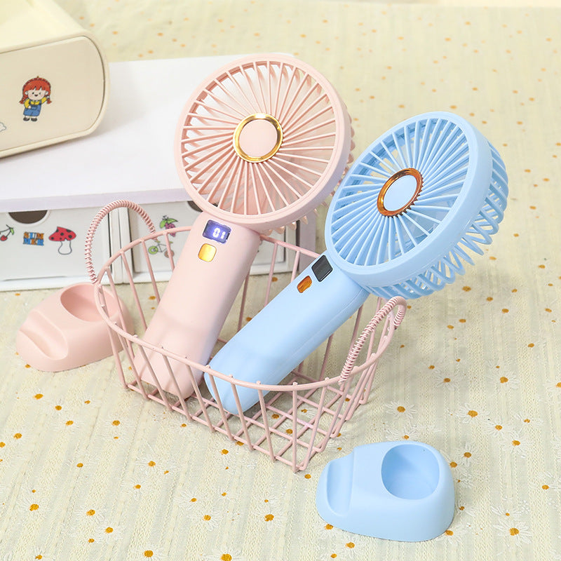 Women's Portable Hand Fan with Energy-Efficient USB Charging Function Bowlift