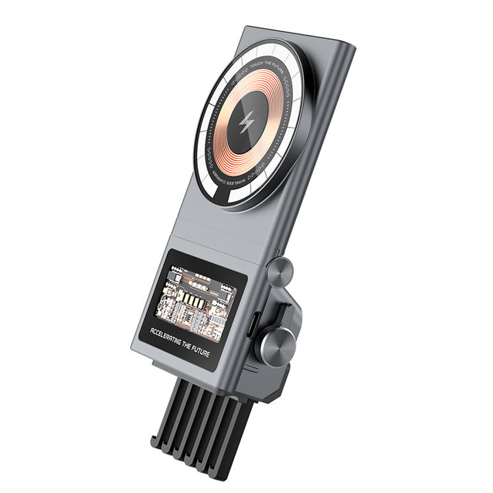 Unisex Innovative wireless charging hub with smart display Bowlift