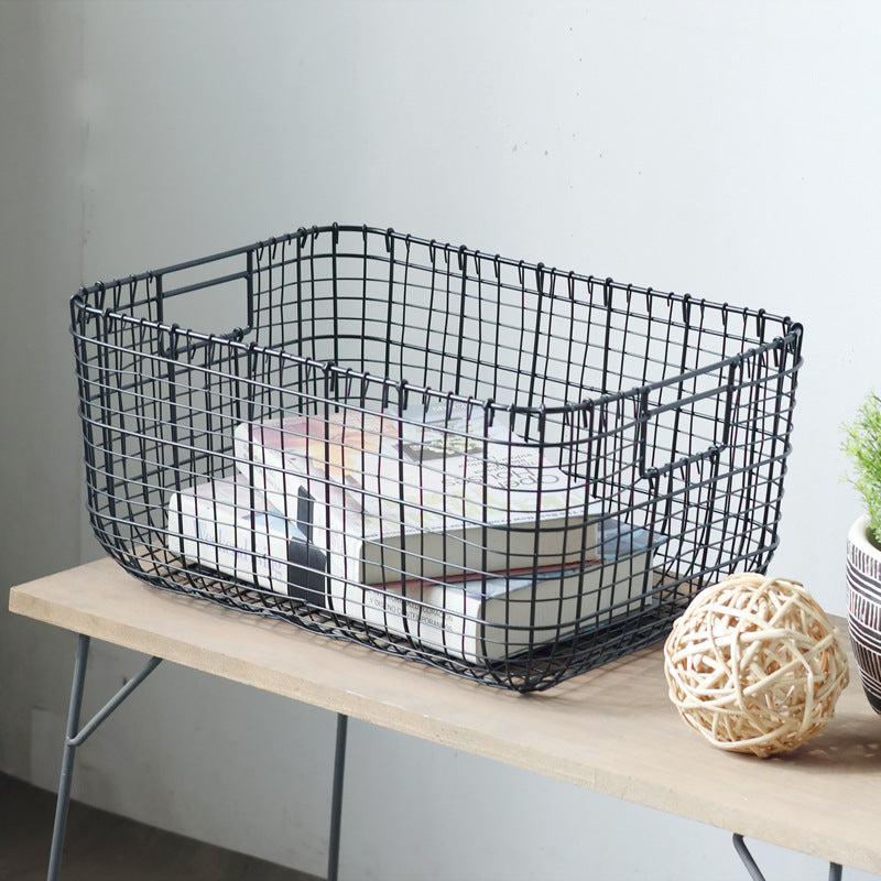 Metal Wire Storage Basket Bowlift