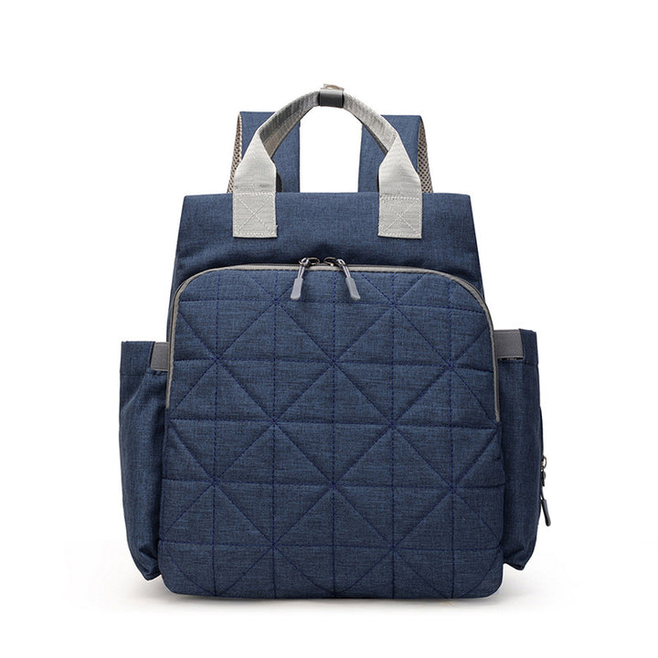 Quilted Multi-Functional Backpack