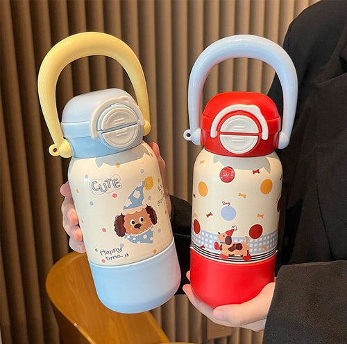 Women's water bottle with interactive animal design Bowlift