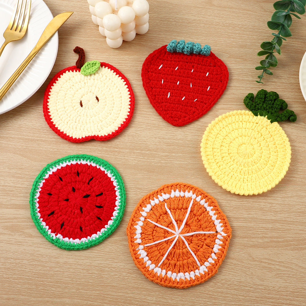 Crochet Fruit Coaster Bowlift