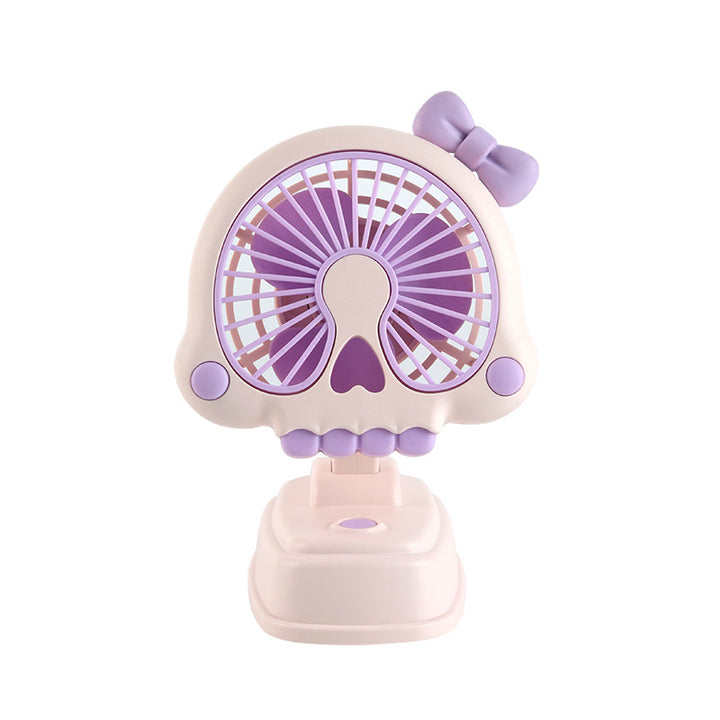 Unisex Portable Mini Fan in Creative Skull Design Bowlift