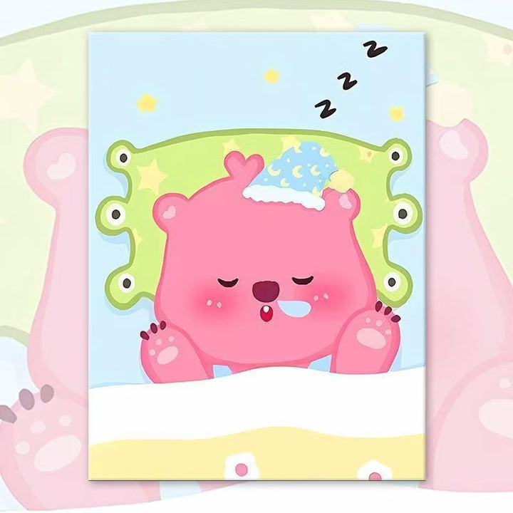 Cute Bear-Themed Wall Art Bowlift