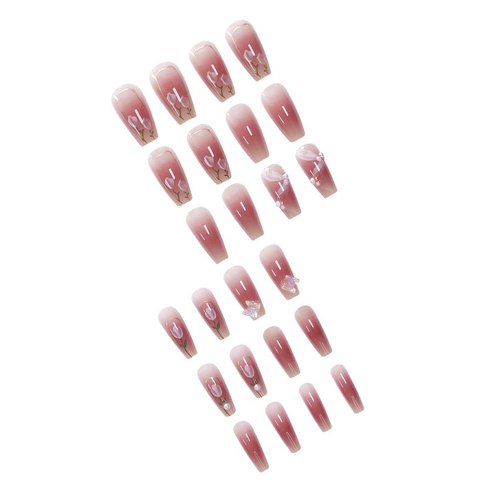 Artistic Stiletto Nail Art Bowlift