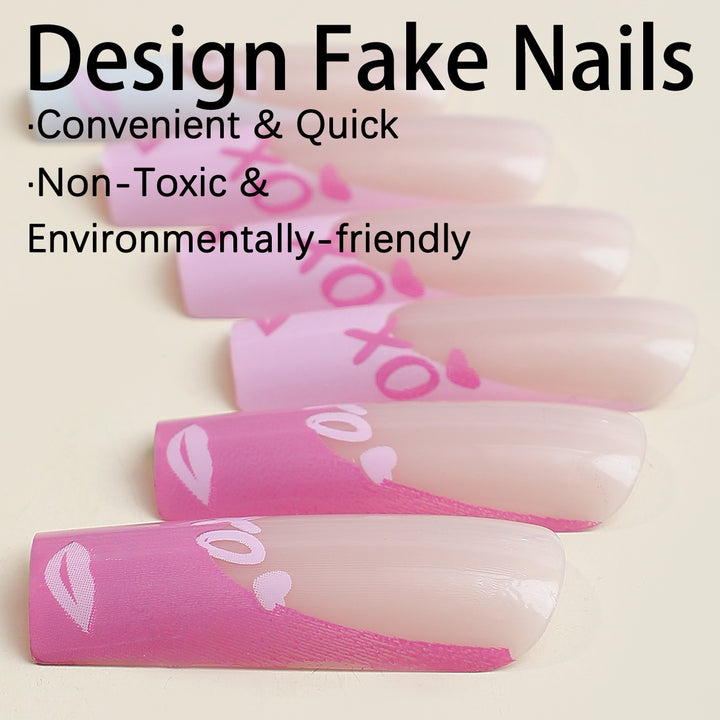 Nail art set with ombre effect Bowlift