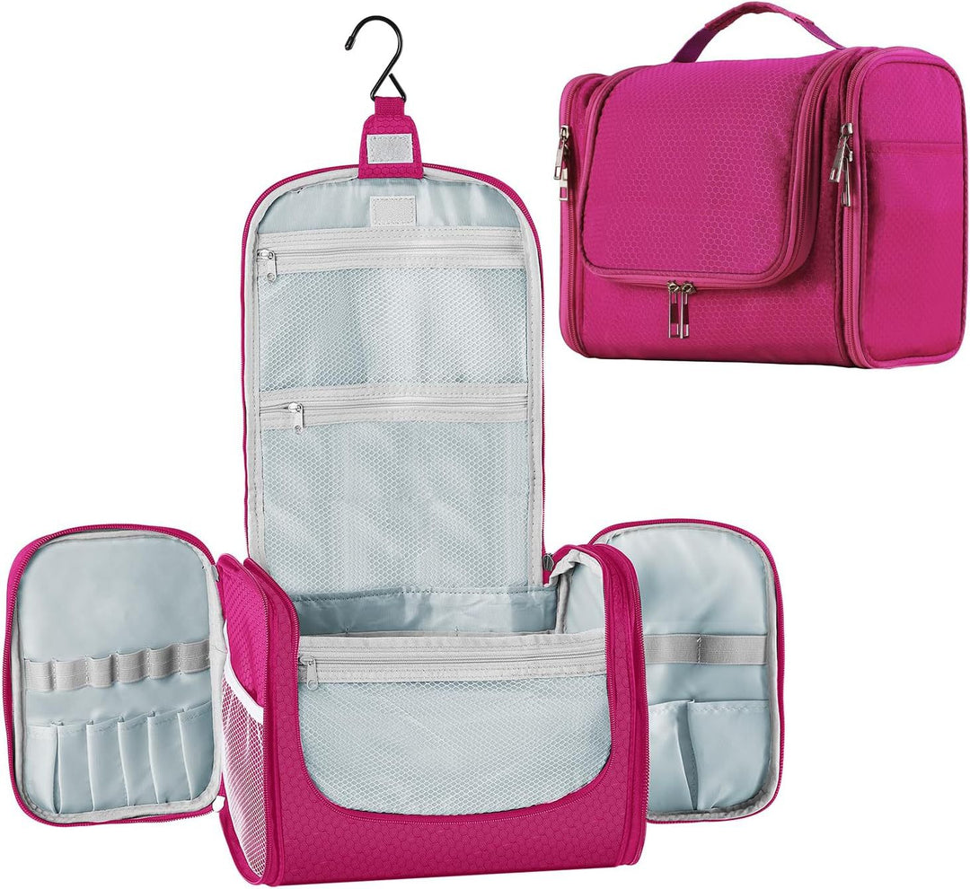 Cosmetic organizer with hooks and multiple compartments Bowlift