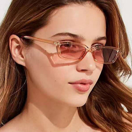 Women's Minimalist Rectangular Sunglasses Bowlift