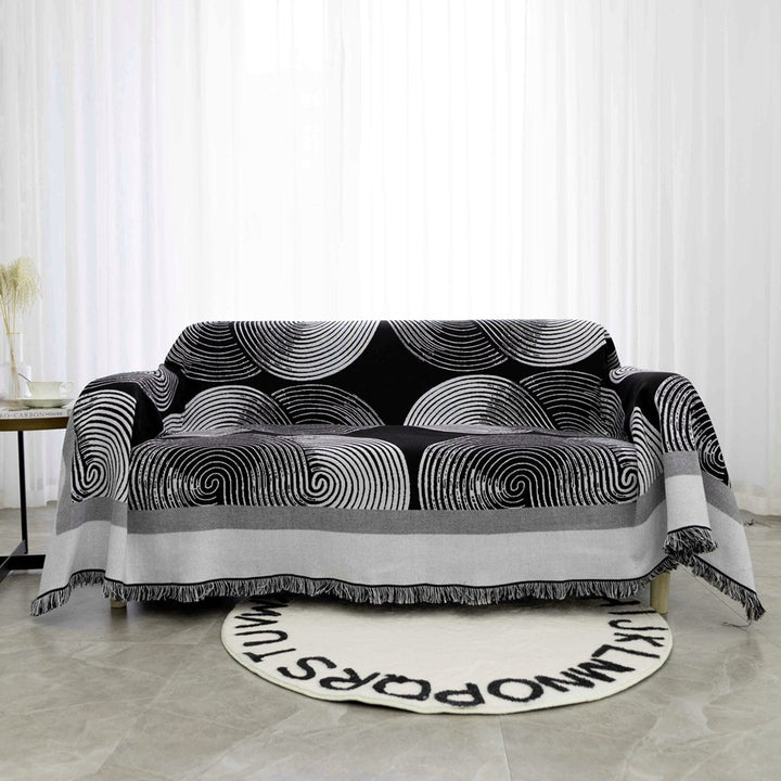 Artistic Abstract Pattern Throw Blanket