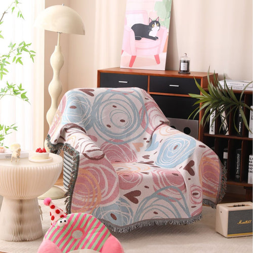 Decorative Floral Throw Blanket
