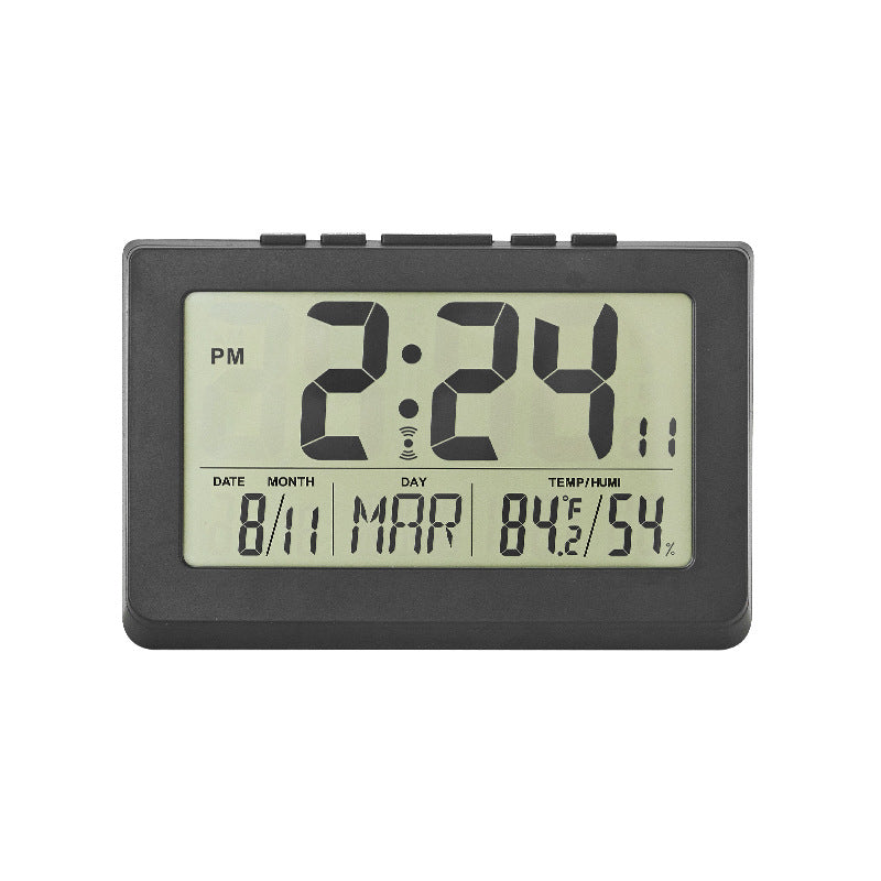 Digital Multi-Function Alarm Clock with Hygrometer and Thermometer Bowlift