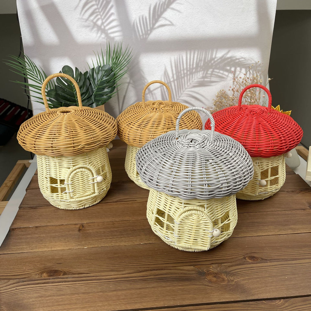 Women's decorative mushroom-shaped basket Bowlift