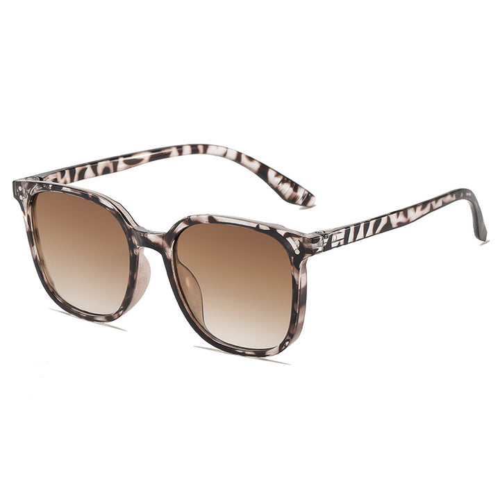 Vintage-Inspired Transparent Frame Sunglasses Bowlift
