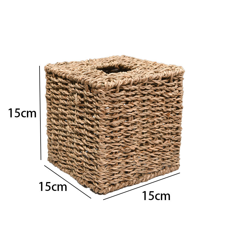 Natural Fiber Cube Storage Basket Bowlift
