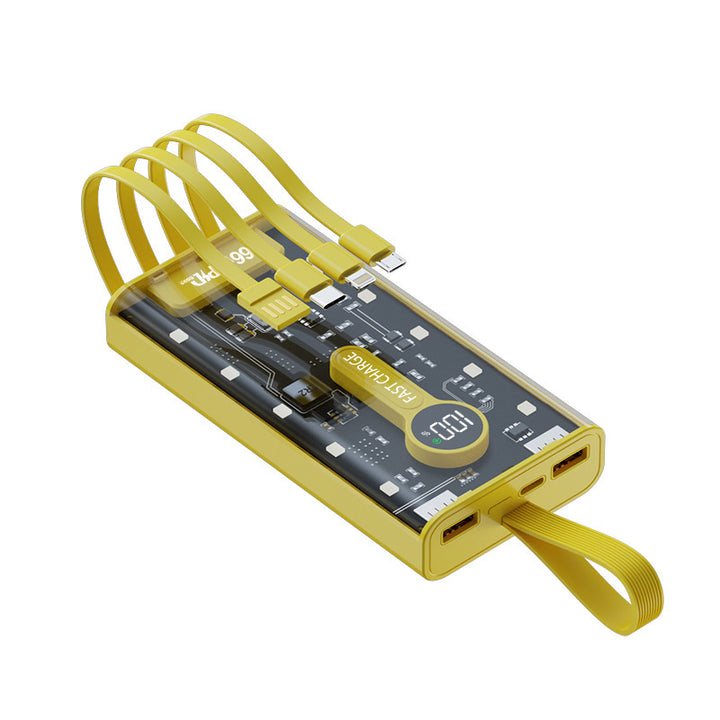 Portable power bank with powerful fast charging technology and intelligent battery level display Bowlift