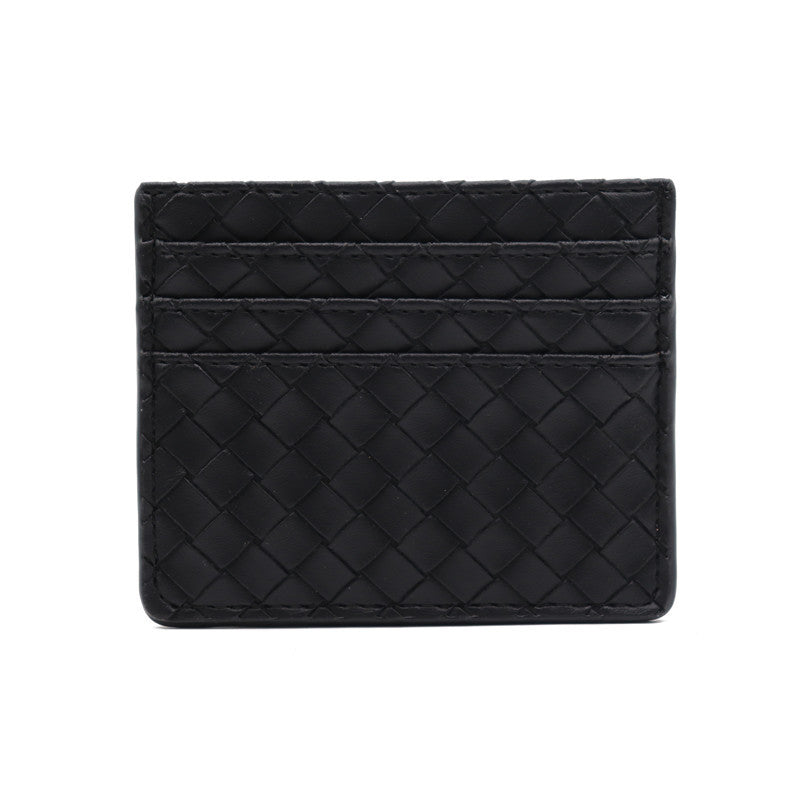Textured Leather Card Holder