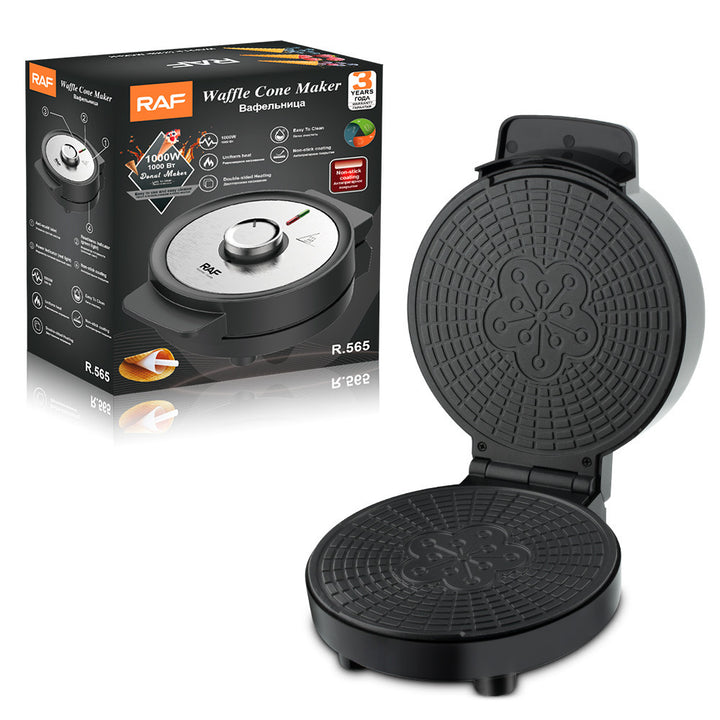 Premium Non-Stick Waffle Cone Maker Bowlift