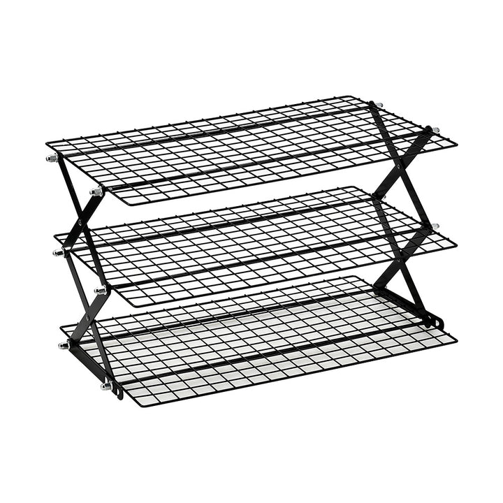 Foldable Kitchen Rack Made of Sturdy Metal Grid Bowlift