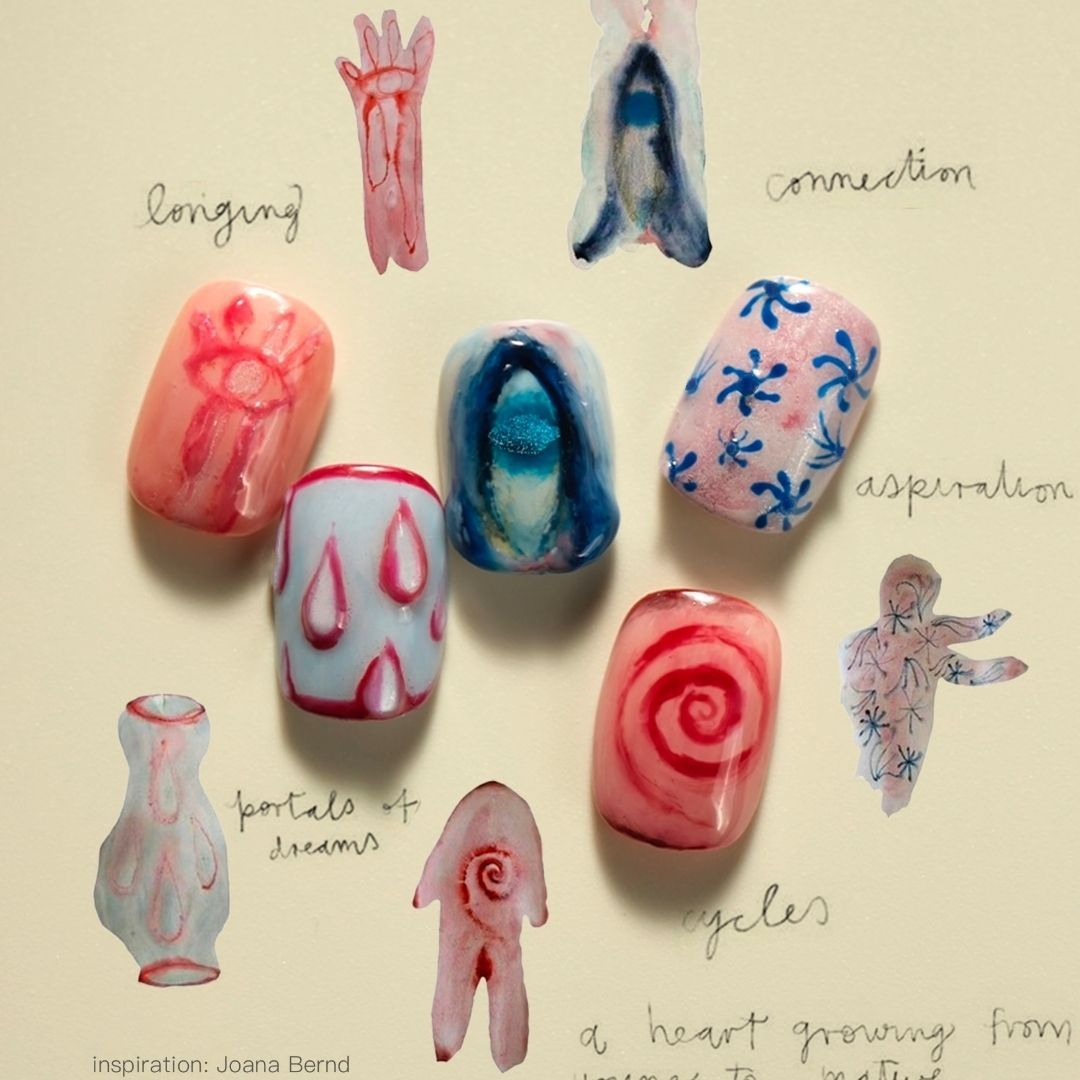 Artistic Coffee-Inspired Press-On Nail Art Set Bowlift