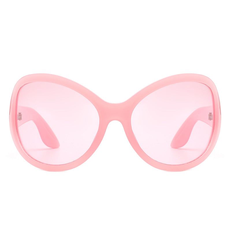 Ladies sunglasses in a stylish butterfly design with UV protection and wide frame Bowlift