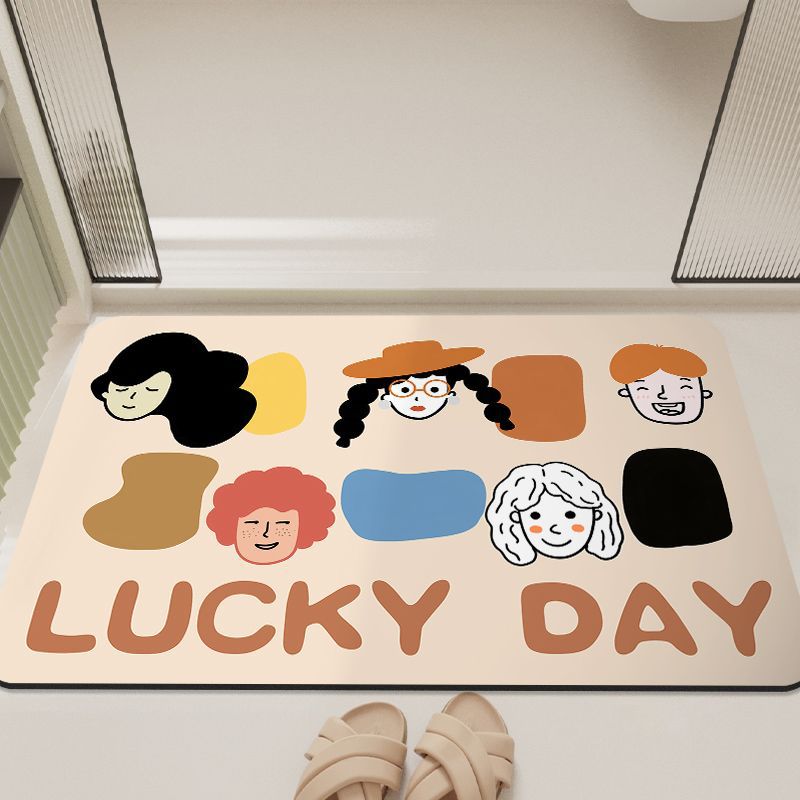 Cartoon-Inspired Bathroom Mat Bowlift