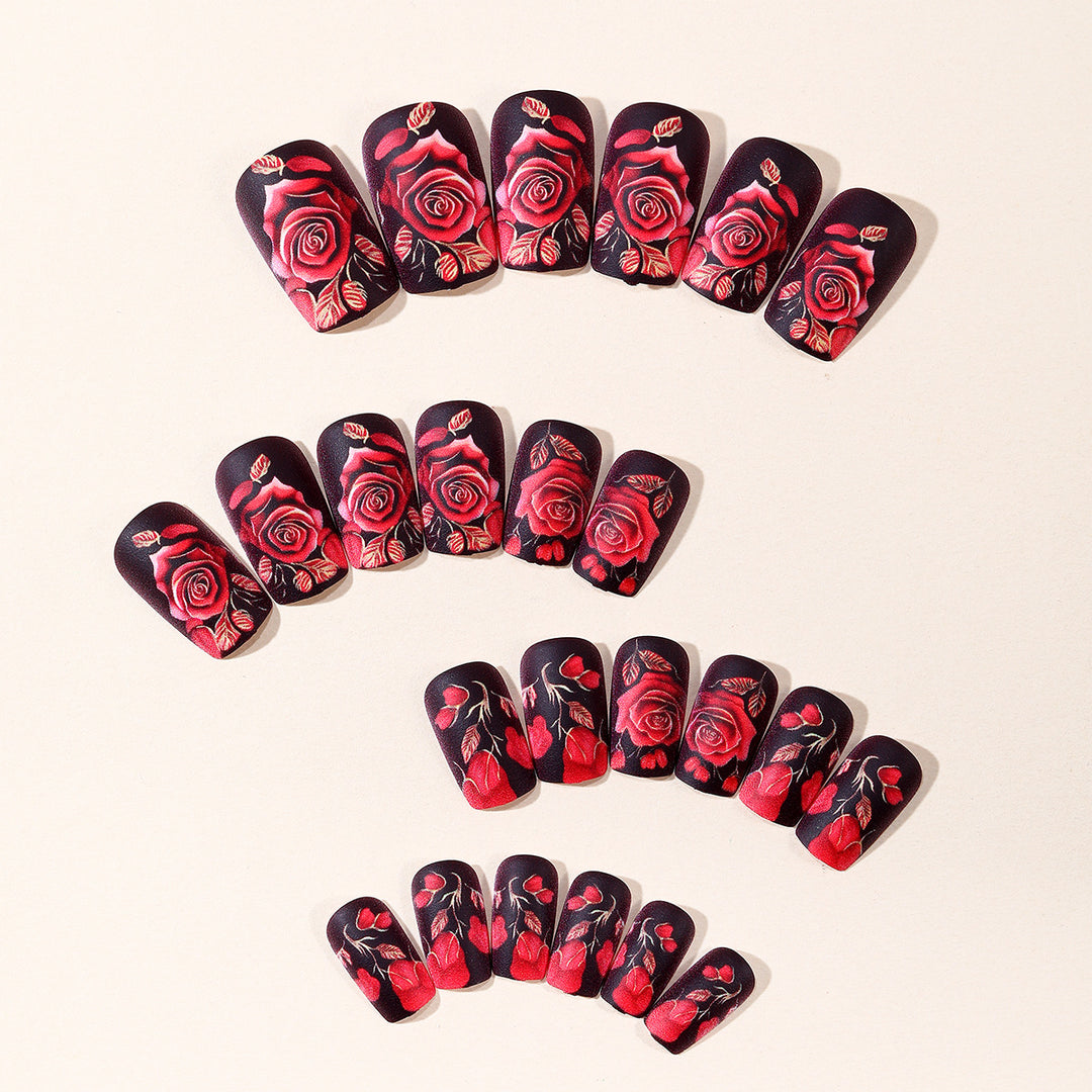 Floral Themed Nail Art Decoration Kit Bowlift