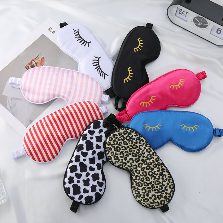 Women's luxuriously silky sleep mask with soft padding and elastic adjustable band Bowlift
