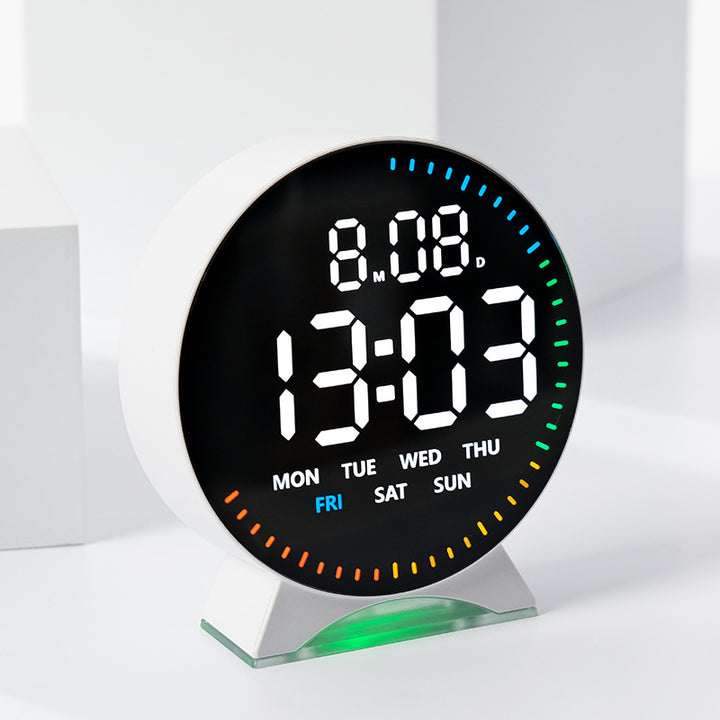 Digital multifunction alarm clock with calendar and temperature display Bowlift