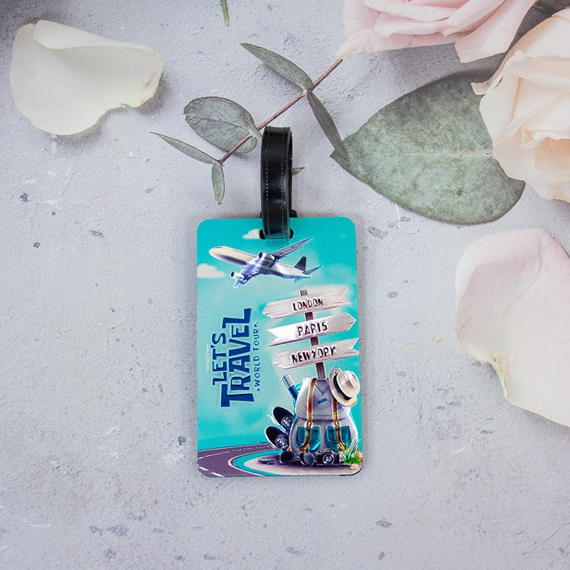 Artistic Travel Luggage Tag Bowlift