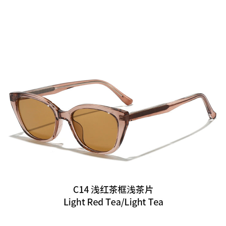 Women's Cat-Eye Sunglasses with UV Protection and Fashionable Frame Bowlift