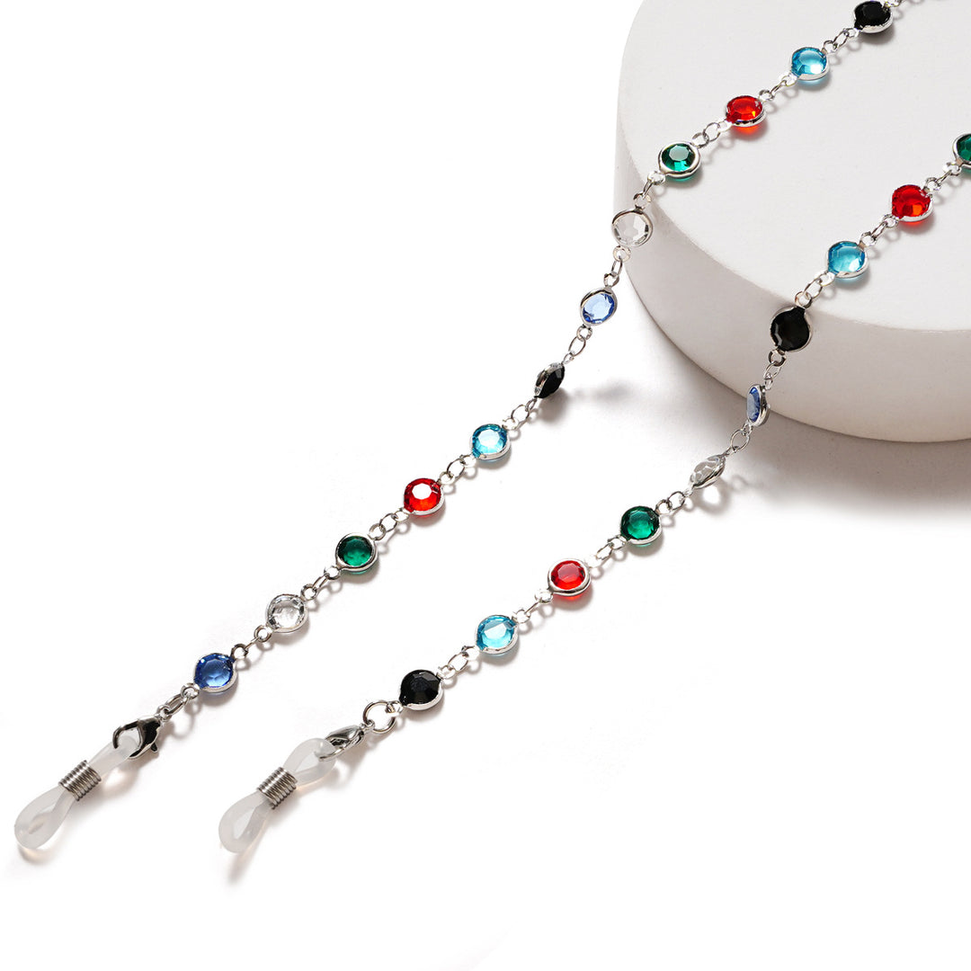 Decorative Gemstone Eyewear Chain Bowlift