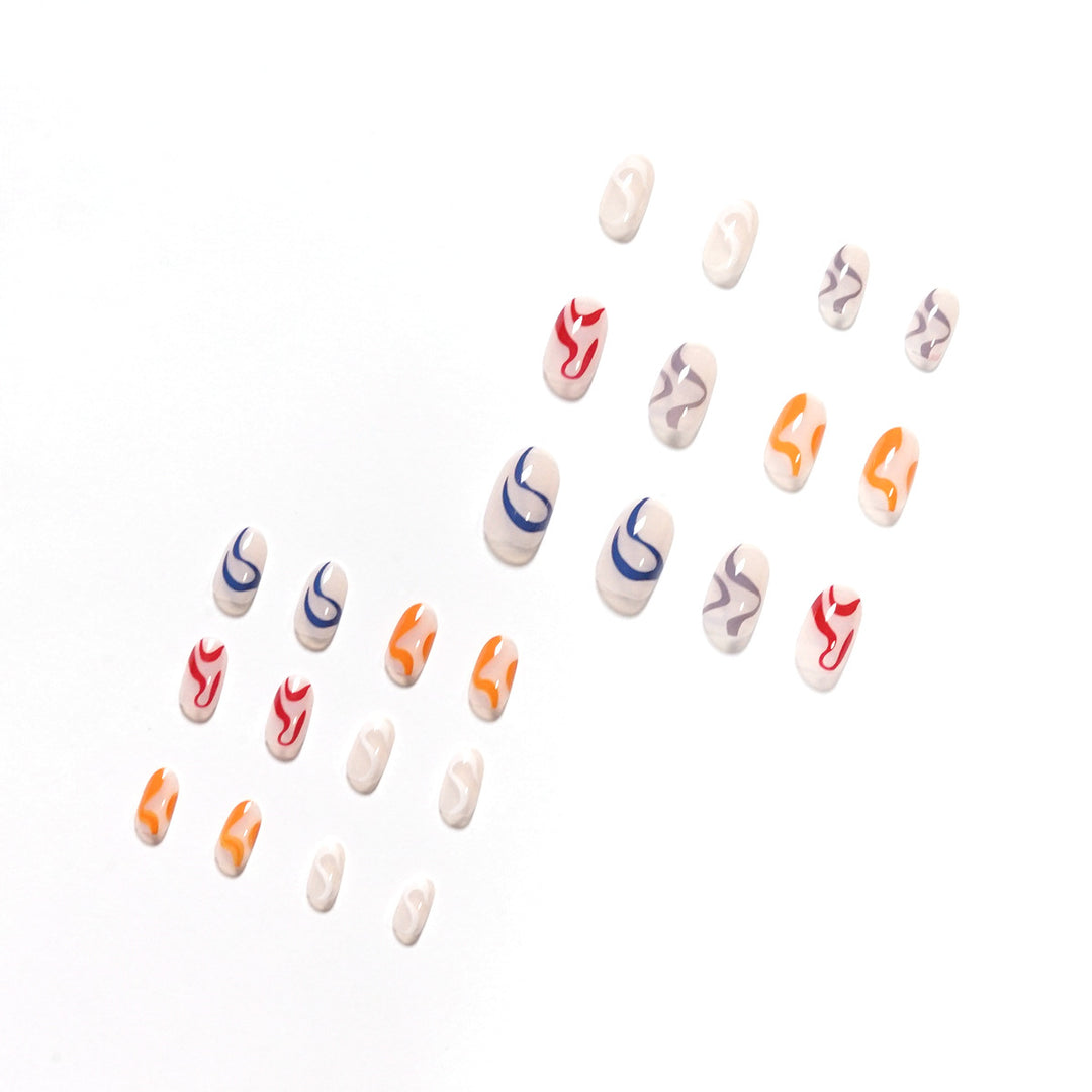 Artistic Nail Art with Abstract Designs Bowlift