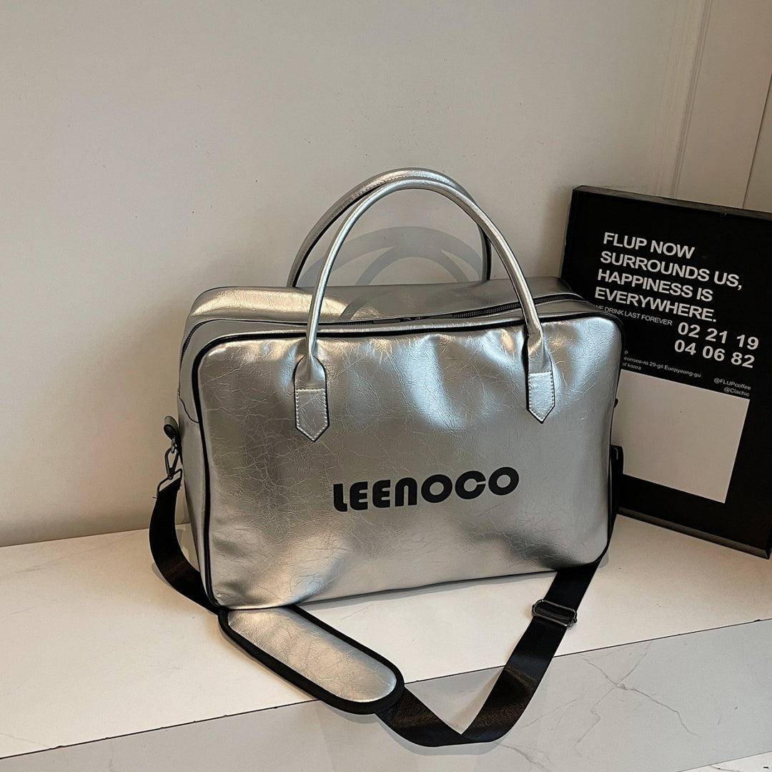 Premium Faux Leather Weekender Bag