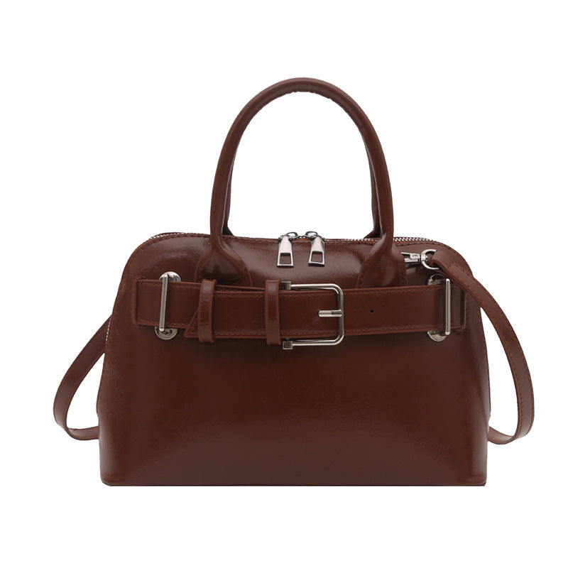 Structured Double Handle Handbag Bowlift
