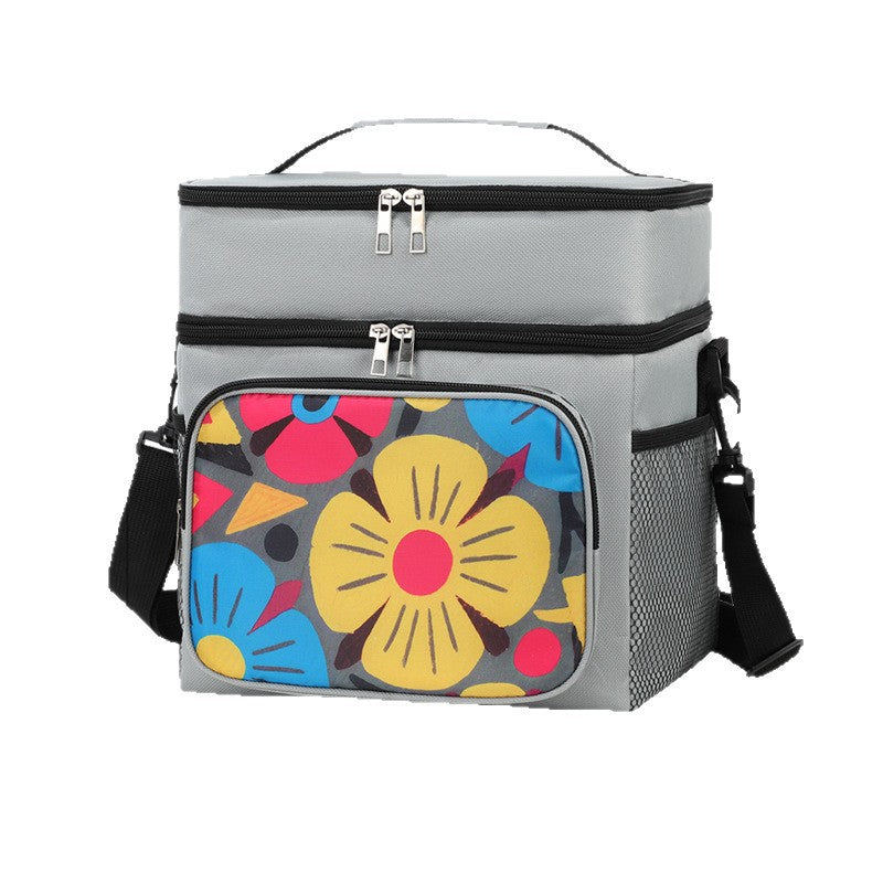 Insulated Floral Lunch Cooler Bag Bowlift
