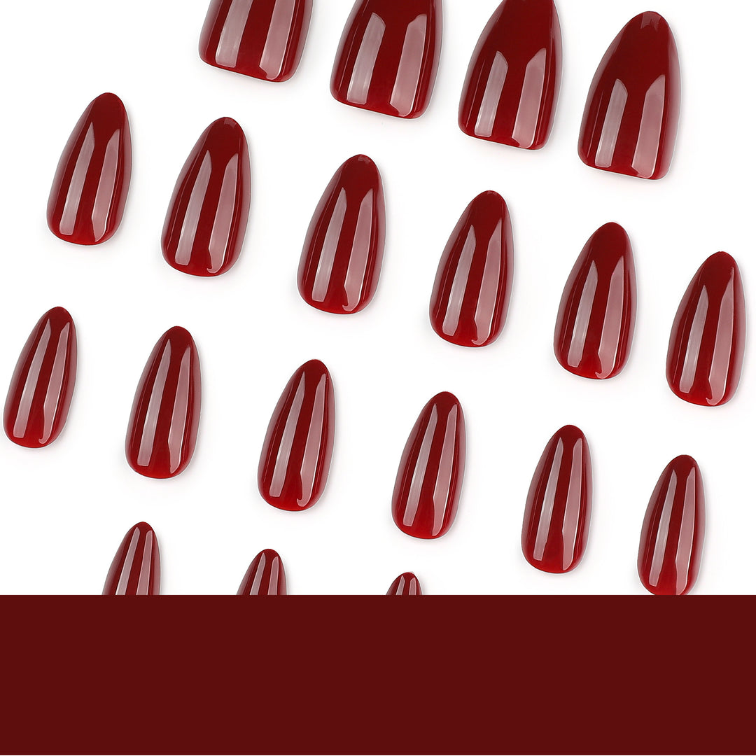 Glamorous stiletto nails with high gloss and elegant design accents Bowlift