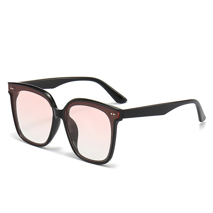 Oversized Geometric Frame Sunglasses